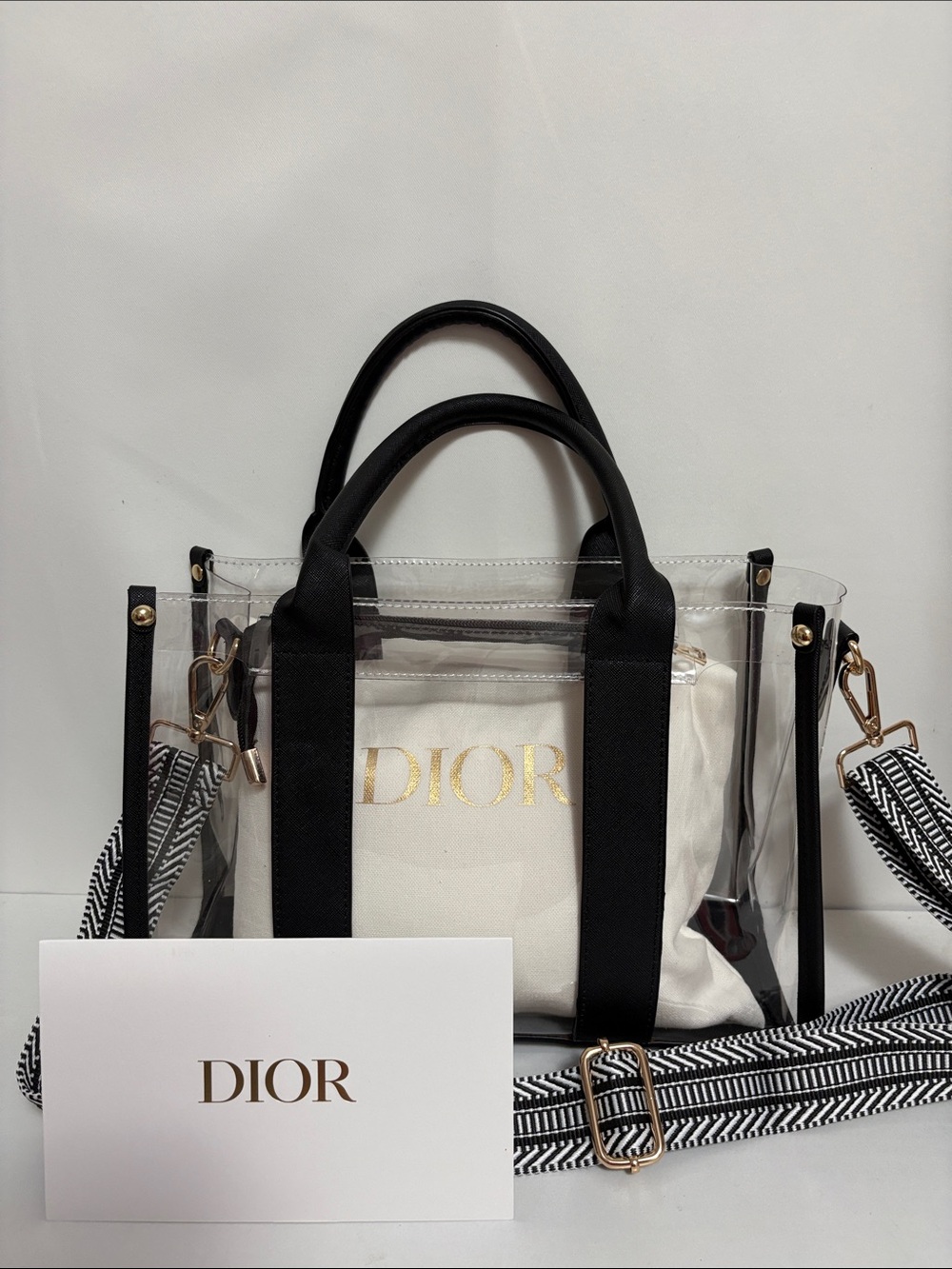 Large Dior Dust Bag turned into Handbag/crossbody bag